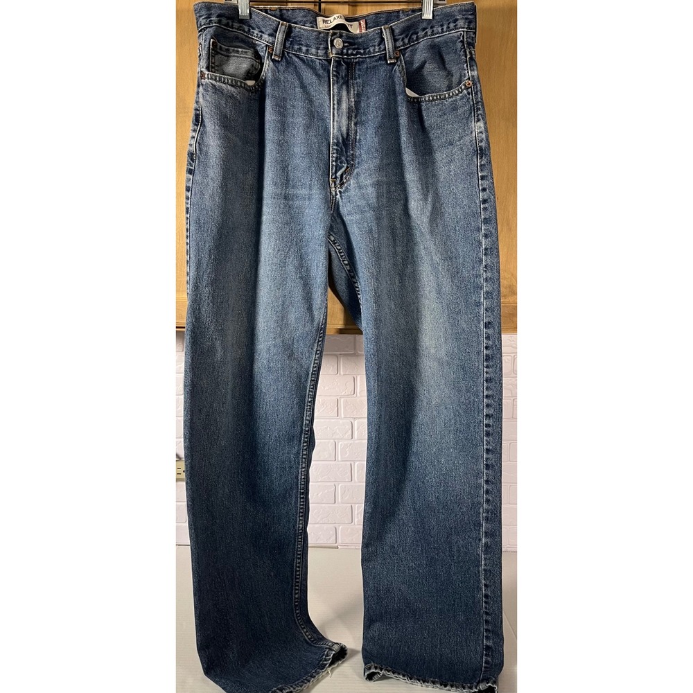 Levi's 550 Relaxed Fit Jeans Mens 38x34 Blue Medium‎ Wash Denim Pants